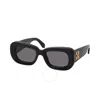 Off-white Carrara Grey Rectangular Unisex Sunglasses Oeri019 1007 50