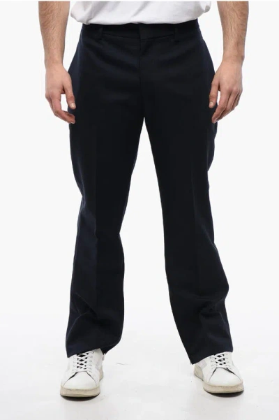 Off-white Carrot-fit Drill Pants In Black