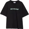 Off-white Mens Cash Arrow Skate Logo-print Cotton-jersey T-shirt Black In Black - Cash