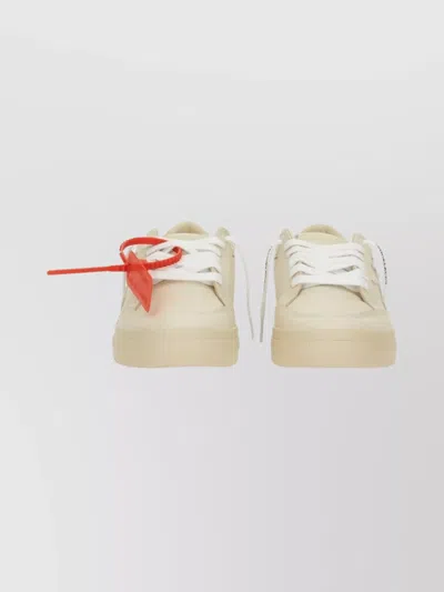 Off-white Casual Low-top Sneakers Rubber Sole In Neutral