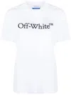 Off-white Off White Big Logo Bookish Cotton T Shirt In White