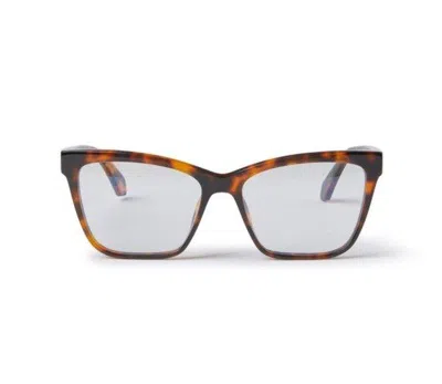 Off-white Cat-eye Glasses In 6000 Havana