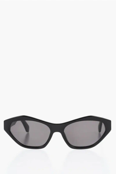 Off-white Cat-eye Kent Sunglasses With Arrow Rods In Black