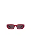 Off-white Irregular Frame Sunglasses In Black
