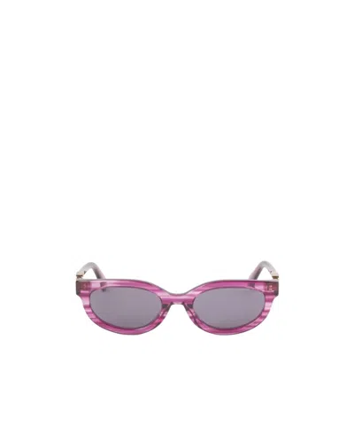 Off-white Cat Eye Sunglasses In Gray