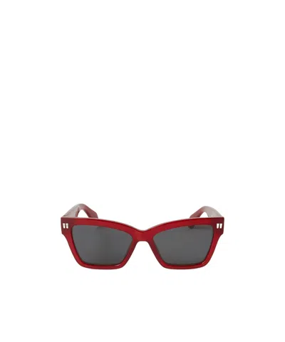 Off-white Cat-eye Sunglasses In Gray