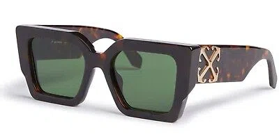 Pre-owned Off-white Catalina Oeri128s24pla0016055 Brown In Green