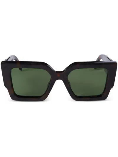 Off-white Catalina Oversized Sunglasses In Brown