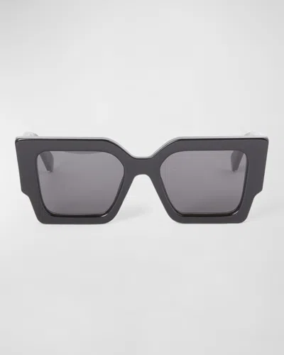 OFF-WHITE CATALINA SQUARE ACETATE SUNGLASSES