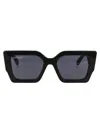 Off-white Catalina Sunglasses In 1007 Black Dark Grey