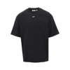 Off-white Men Black 3d Arrow Spray T-shirt, S Luxury T-shirts For Men Darveys In Black