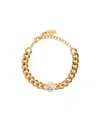 Off-white Arrows Curb-chain Bracelet In Gold