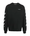 Off-white Chain-link Arrow Sweatshirt In Black