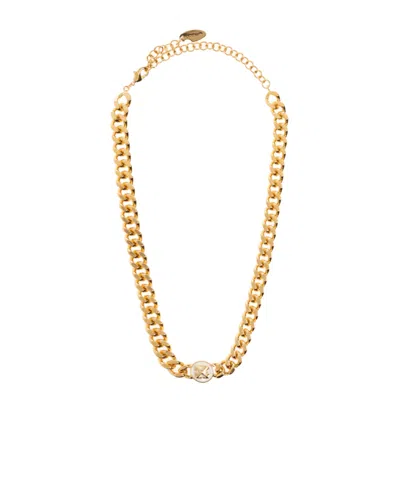 Off-white Chain Necklace In Gold
