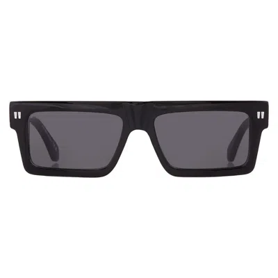 Off-white Chandler Dark Grey Browline Unisex Sunglasses Oeri13z 1007 55 In Multi