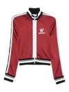 Off-white Serena Track Jacket Contrast Trim In Red