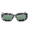Off-white Rectangular Sunglasses