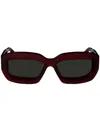 Off-white Charlotte Sunglasses In Burgundy