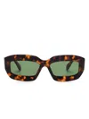 Off-white Charlotte Sunglasses In Green