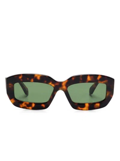OFF-WHITE OFF-WHITE CHARLOTTE RECTANGULAR FRAME SUNGLASSES