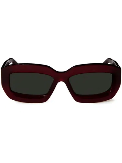 Off-white Charlotte Sunglasses In Burgundy