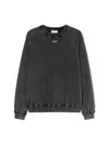 Off-white Check Flan Arrow Crew Logo Sweatshirt In Gray