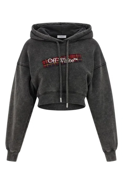 OFF-WHITE 'CHECK FLAN BOOKISH' HOODIE