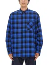 Off-white Checkered Lined Flannel Overshirt In Multi