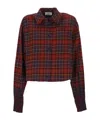 Off-white Checked Long-sleeved Shirt In Multi