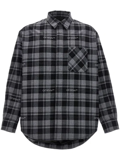 OFF-WHITE CHECKED SHIRT