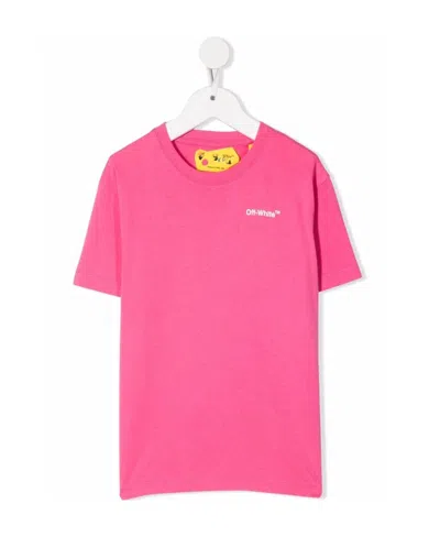 OFF-WHITE CHEST LOGO-PRINT T-SHIRT