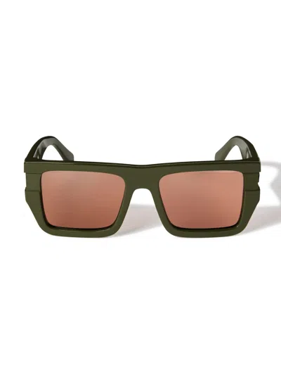 Off-white Chester Sunglasses Military Green - Brow
