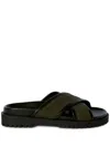 Off-white Chicago Criss Sandal In Green