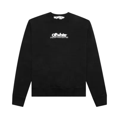 Pre-owned Off-white Chunky Logo Slim Crewneck 'black/white'