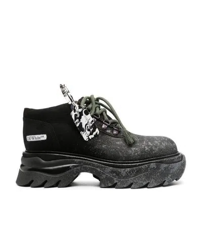 Off-white Chunky Ridged-sole Sneakers In Black
