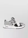 OFF-WHITE CHUNKY SOLE SNEAKERS WITH MESH AND SUEDE
