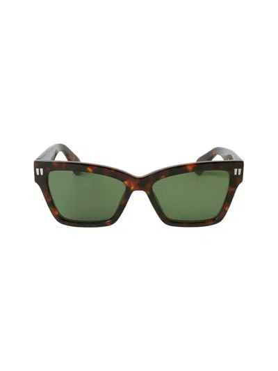Off-white Cincinnati - Oeri110 Sunglasses In Brown