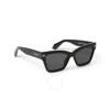 Off-white Cincinnati Dark Grey Cat Eye Unisex Sunglasses Oeri110 1007 54