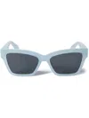Off-white Cincinnati Rectangle-frame Sunglasses In Blue