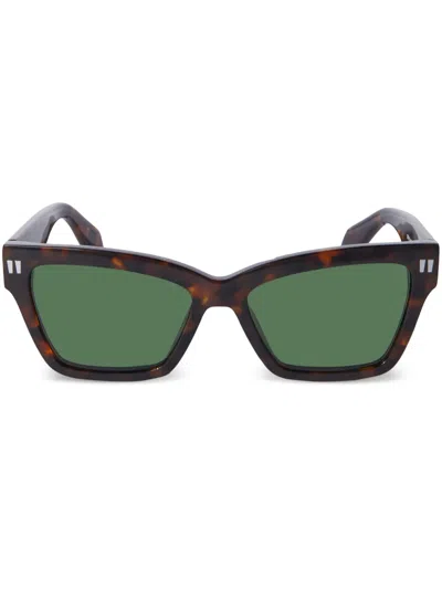 OFF-WHITE CINCINNATI RECTANGLE-FRAME SUNGLASSES