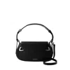 Off-white Clam Hobo Bag - Leather - Black In Black