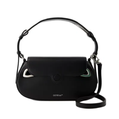 Off-white Clam Hobo Bag - Leather - Black