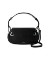 Off-white Clam Hobo Bag In Black
