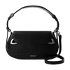 Off-white Clam Hobo Bag In Black