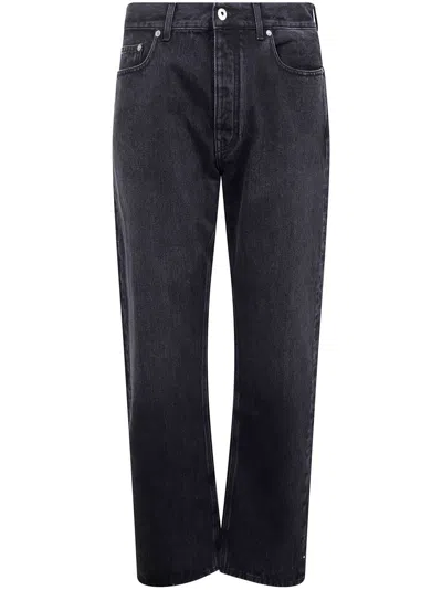 Off-white Arr Zip Det Skate Jeans In Vintage Black