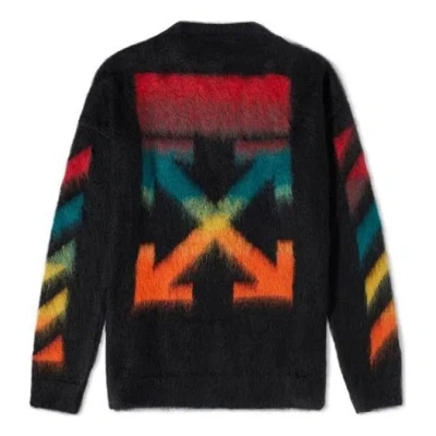 Off-white Classic Arrow Logo Printing Pullover Knit Black