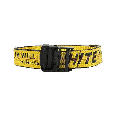 Pre-owned Off-white Classic Industrial Belt 'black'