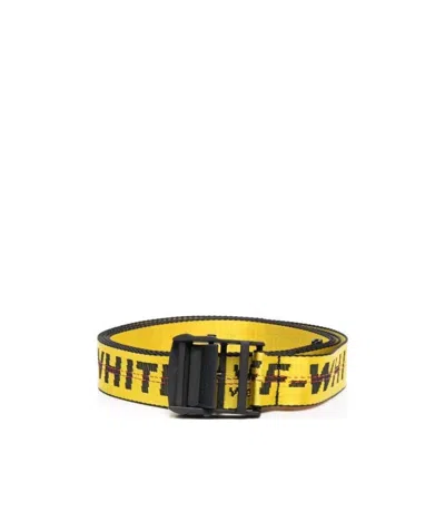 Off-white Classic Industrial Belt In Yellow