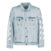 Off-white Classic Printing Jacket Denim Ordinary Version Blue