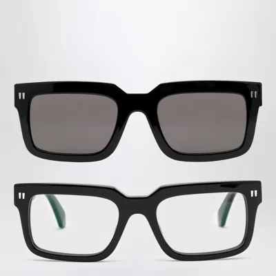 Off-white Clip-on Black Sunglasses